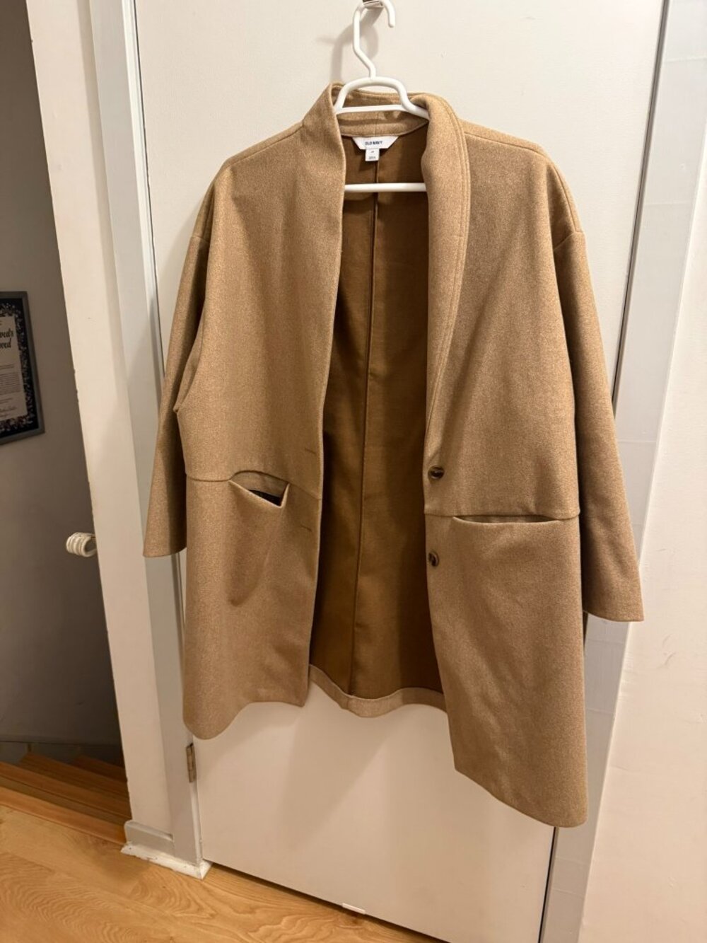 Old Navy 2X Camel Coat - Like New